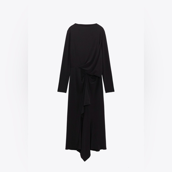 Zara S Flowy Draped Dress - Picture 1 of 1